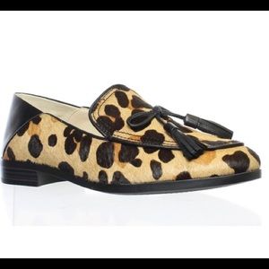 Cole Haan Leopard print loafer, size 7.5. Never worn, perfect condition.